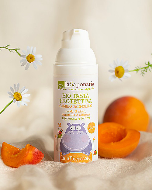 La Saponaria Nappy Change Organic Protective Cream, 50 ml - Nourishing and lenitive Baby Creams and Oils