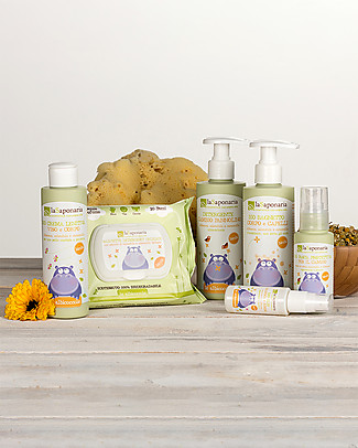 La Saponaria Organic Hair & Body Baby Wash, 200 ml - Ultra-delicate, no tears Baby Bath Wash and shampoo