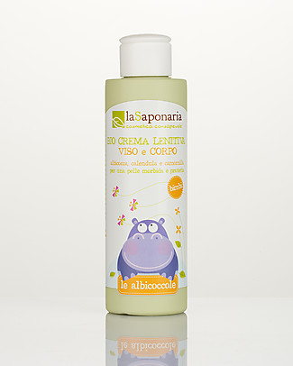 La Saponaria Organic Soothing Face and Body Lotion, 150 ml - Soft and protected skin Baby Creams and Oils