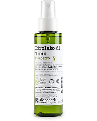 La Saponaria Organic Thime Hydrolat - 100 ml - Soothe Irritation Face