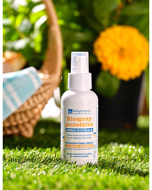 La Saponaria Protective Biospray - Natural Defense Against Insects and Mosquitos - 100 ml Mosquito Repellant