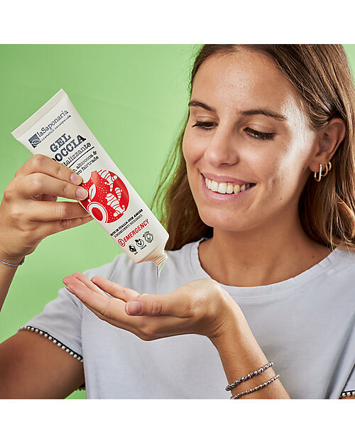 La Saponaria Revitalizing Shower Gel - Ginger/Apricot/Sugar Fair Trade - 150 ml - La Saponaria per Emergency Shampoos And Bath Wash