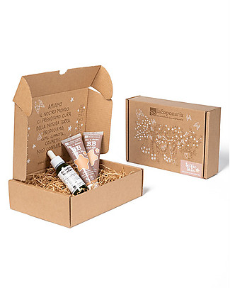 La Saponaria Selfie Skin - Make-Up Gift Set: Collagen + BB Cream Face Creams