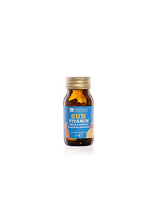 La Saponaria Sun Vitamin Food Supplement - Vitamin C-E and B2 - 30cp - Ally for Erythema and Burns Baby Cereal