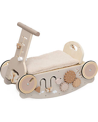 Label Label 3 in 1 Swing Walker and Machine - Hazelnut - FSC Wood - 2+ Years Rides On