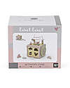 Label Label 5-in-1 Activity Cube in FSC Wood - Pink -12+ m Wooden Stacking Toys