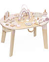 Label Label Activity Table - Pink - Wood - Stimulates Creativity Wooden Stacking Toys