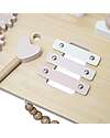 Label Label Activity Table - Pink - Wood - Stimulates Creativity Wooden Stacking Toys