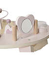 Label Label Activity Table - Pink - Wood - Stimulates Creativity Wooden Stacking Toys