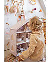 Label Label Doll House - Pink - Wood Dolls Houses