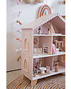 Label Label Doll House - Pink - Wood Dolls Houses