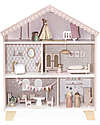 Label Label Doll House - Pink - Wood Dolls