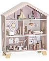 Label Label Doll House - Pink - Wood Dolls