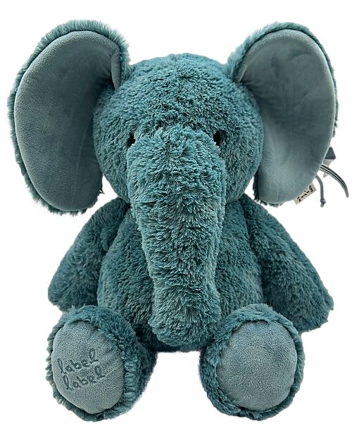 Label Label Elephant Elly Soft Toy - Blue - Big Soft Toys