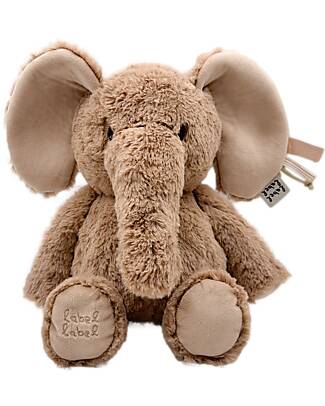 Label Label Elly L'Elefante Plush Toy - Hazelnut - Medium - 26 cm - 0+ Soft Toys
