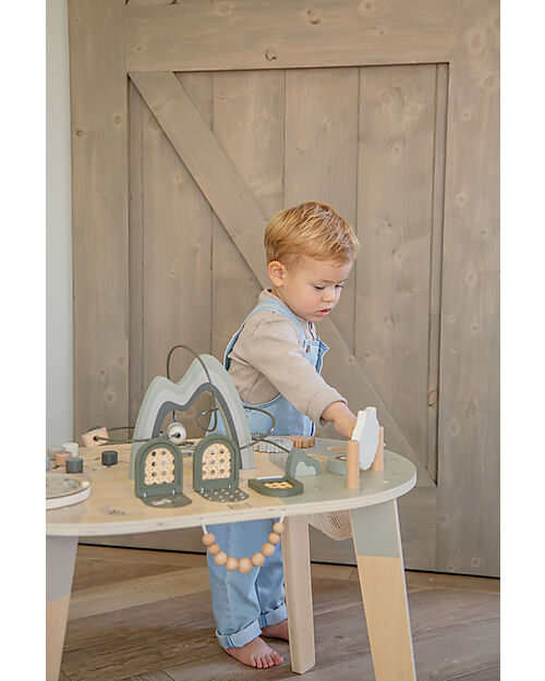 Label Label FSC Wood Multiactivity Table - Olive - 2+ years Wooden Stacking Toys