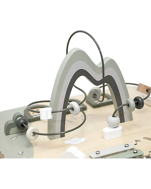 Label Label FSC Wood Multiactivity Table - Olive - 2+ years Wooden Stacking Toys