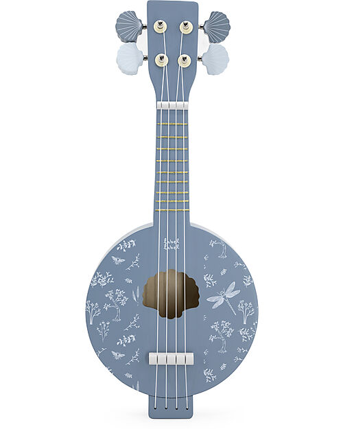 Label Label FSC Wooden Banjo - Blue - 12+ m Musical Instruments