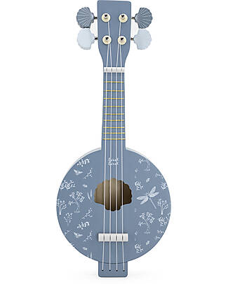 Label Label FSC Wooden Banjo - Blue - 12+ m Musical Instruments