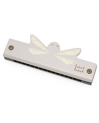 Label Label FSC Wooden Harmonica - Nougat - 12+ m Musical Instruments