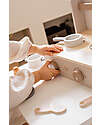 Label Label FSC Wooden Mini Folding Kitchen - Beige - 36+ m Toy Kitchens