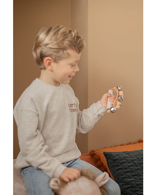 Label Label FSC Wooden Rattle Ring Tool - Hazelnut - 12+ m Musical Instruments