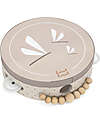 Label Label FSC Wooden Tambourine with Rattles - Nougat -12+ m Musical Instruments