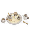 Label Label FSC Wooden Tea Set - Beige - 12+ m Toy Kitchens