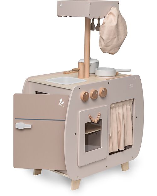 Label Label FSC Wooden Toy Bistro Kitchen - Beige - 12+ m Toy Kitchens