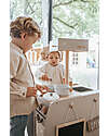Label Label FSC Wooden Toy Bistro Kitchen - Beige - 12+ m Toy Kitchens