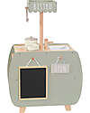 Label Label FSC Wooden Toy Bistro Kitchen - Olive - 12+ m Toy Kitchens