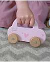 Label Label FSC Wooden Toy Car - Pink - 18+ m Wooden Toy Cars, Trains & Trucks