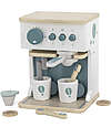 Label Label FSC Wooden Toy Coffee Machine - Green - 3+ years Toy Kitchens