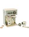 Label Label FSC Wooden Toy Coffee Machine - Olive - 3+ years Toy Kitchens