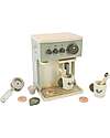 Label Label FSC Wooden Toy Coffee Machine - Olive - 3+ years Toy Kitchens