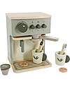 Label Label FSC Wooden Toy Coffee Machine - Olive - 3+ years Toy Kitchens