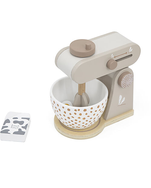 Label Label FSC Wooden Toy Planetary Mixer - Beige - 3+ years Toy Kitchens