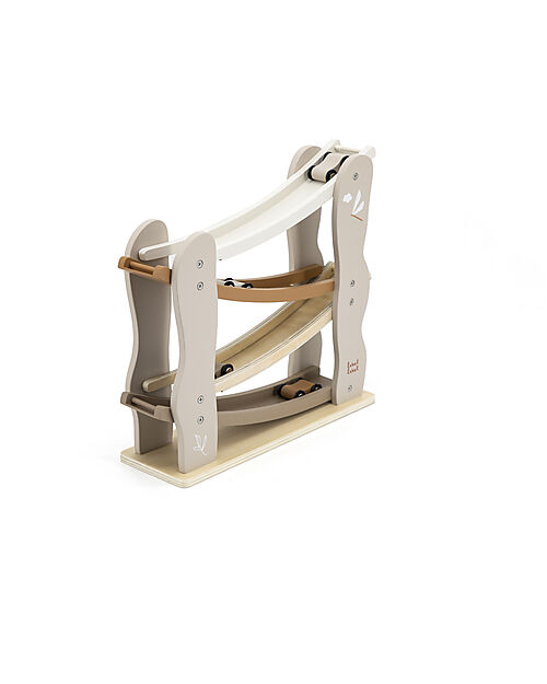 Label Label FSC Wooden Toy Track - Beige - 18+ m Wooden Toy Cars, Trains & Trucks