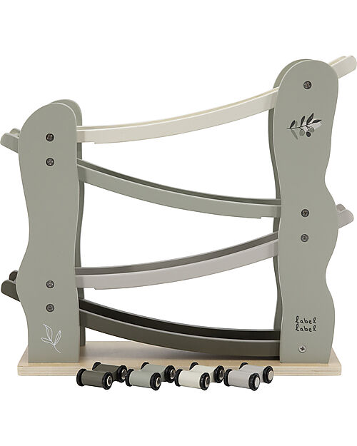 Label Label FSC Wooden Toy Track - Olive - 18+ m Wooden Toy Cars, Trains & Trucks