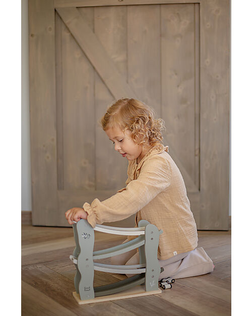 Label Label FSC Wooden Toy Track - Olive - 18+ m Wooden Toy Cars, Trains & Trucks