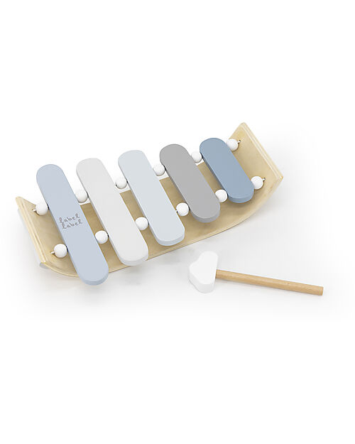 Label Label FSC Wooden Xylophone Toy - Blue - 12+ m Musical Instruments