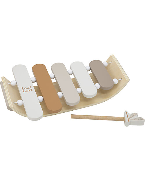 Label Label FSC Wooden Xylophone Toy - Hazelnut - 12+ m Musical Instruments