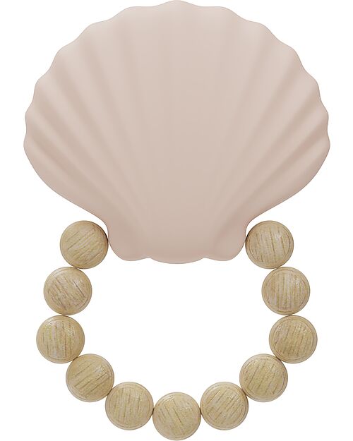 Label Label Teething Shell - Pink - Silicone Teethers