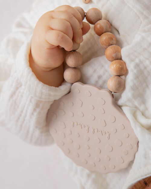 Label Label Teething Shell - Pink - Silicone Teethers
