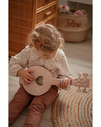 Label Label Wooden Banjo - Pink - FSC Certification Musical Instruments