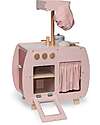 Label Label Wooden Bistro Kitchen - Pink - FSC-certified Beechwood Toy Kitchens