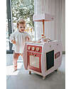 Label Label Wooden Bistro Kitchen - Pink - FSC-certified Beechwood Toy Kitchens