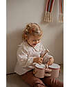 Label Label Wooden Bongos - Pink - FSC-certified Beechwood Musical Instruments