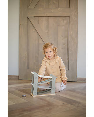 Label Label Wooden Car Slider - Olive - FSC-certified Beechwood Wooden Toy Cars, Trains & Trucks