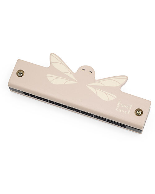 Label Label Wooden Flaute - Pink - FSC-certified Beechwood Musical Instruments